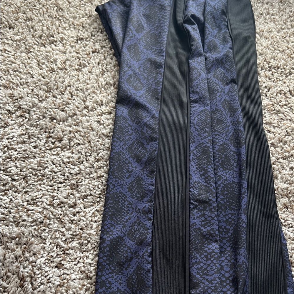 Athleta Brooklyn Jogger Python Snake Print Dark B… - image 12